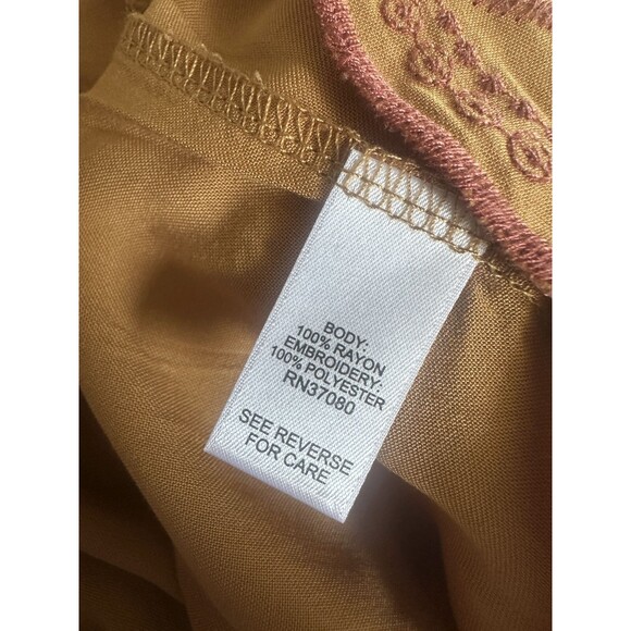 NWOT Cato Bohemian Peasant Festival Babydoll Blouse Bell Sleeve Plus Size 22 24 - Picture 13 of 14